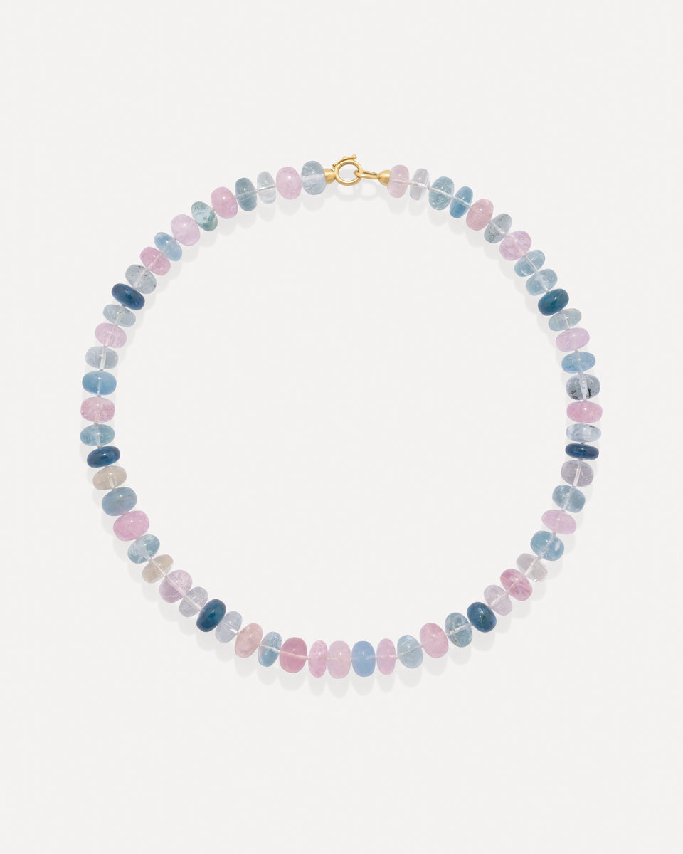 One of a Kind Smooth Beaded Candy Necklace - Irene Neuwirth
