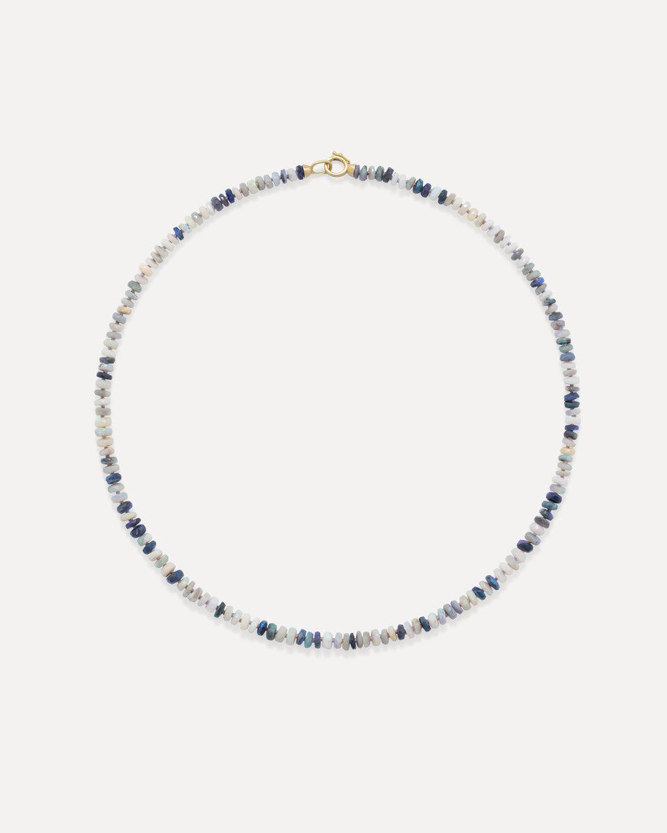 One of a Kind Faceted Beaded Candy Necklace - Irene Neuwirth