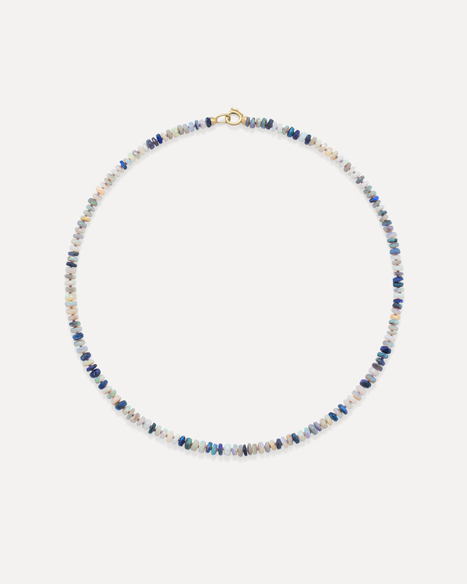 One of a Kind Faceted Beaded Candy Necklace - Irene Neuwirth