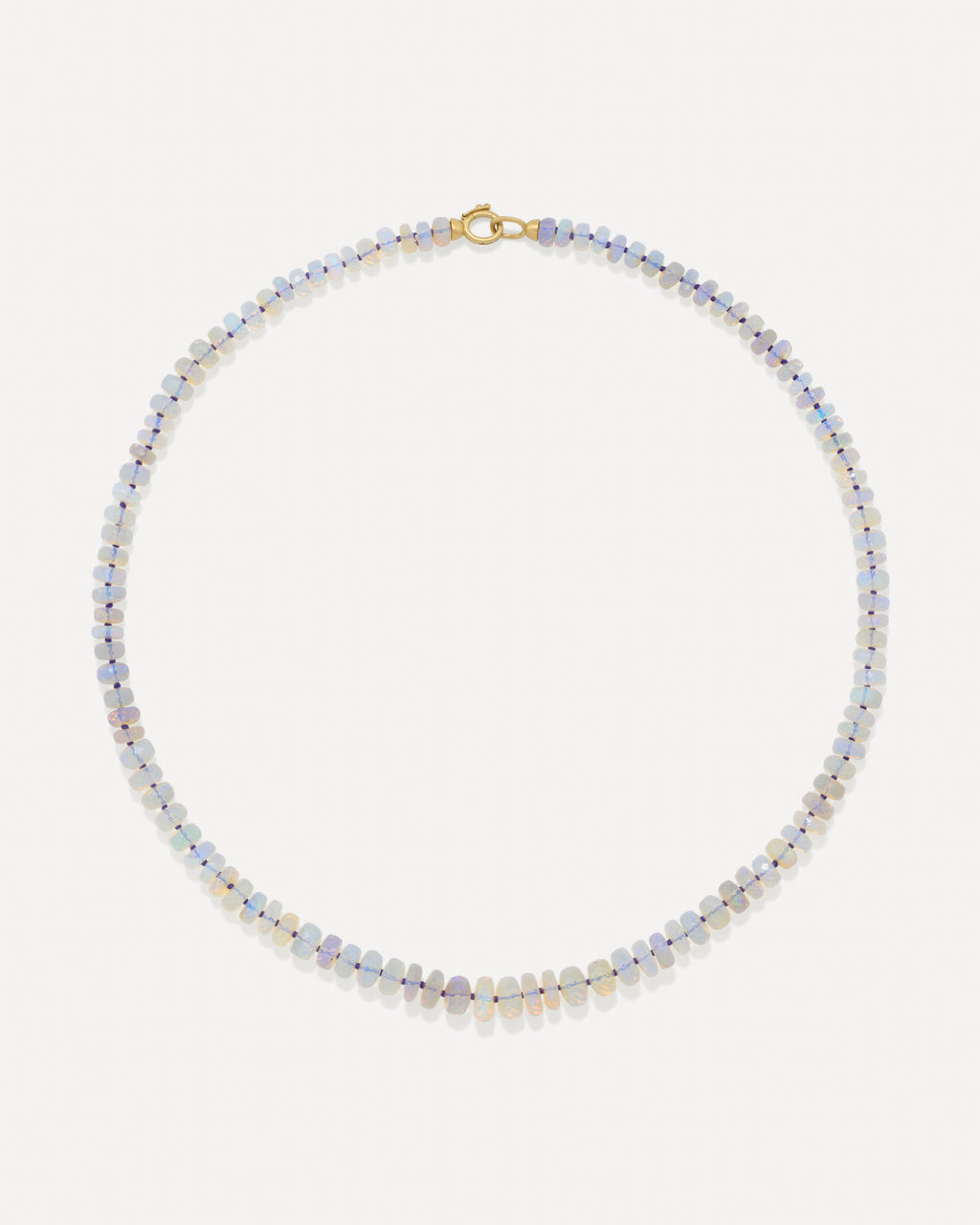 One of a Kind Faceted Beaded Candy Necklace - Irene Neuwirth