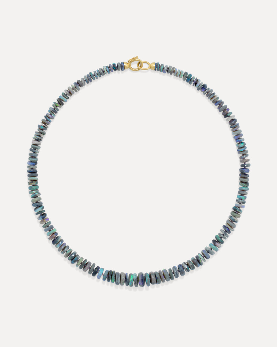 One of a Kind Faceted Beaded Candy Necklace - Irene Neuwirth