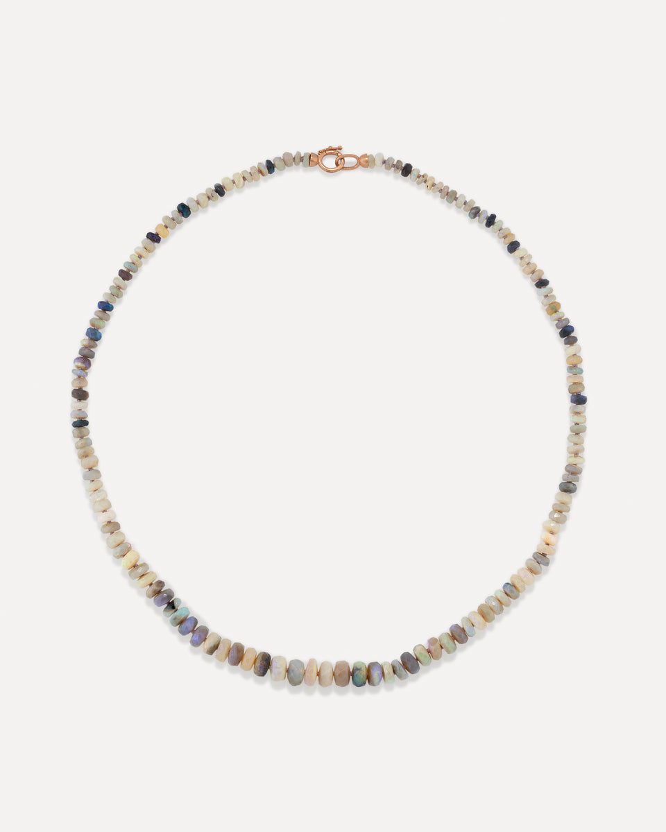 One of a Kind Faceted Beaded Candy Necklace - Irene Neuwirth