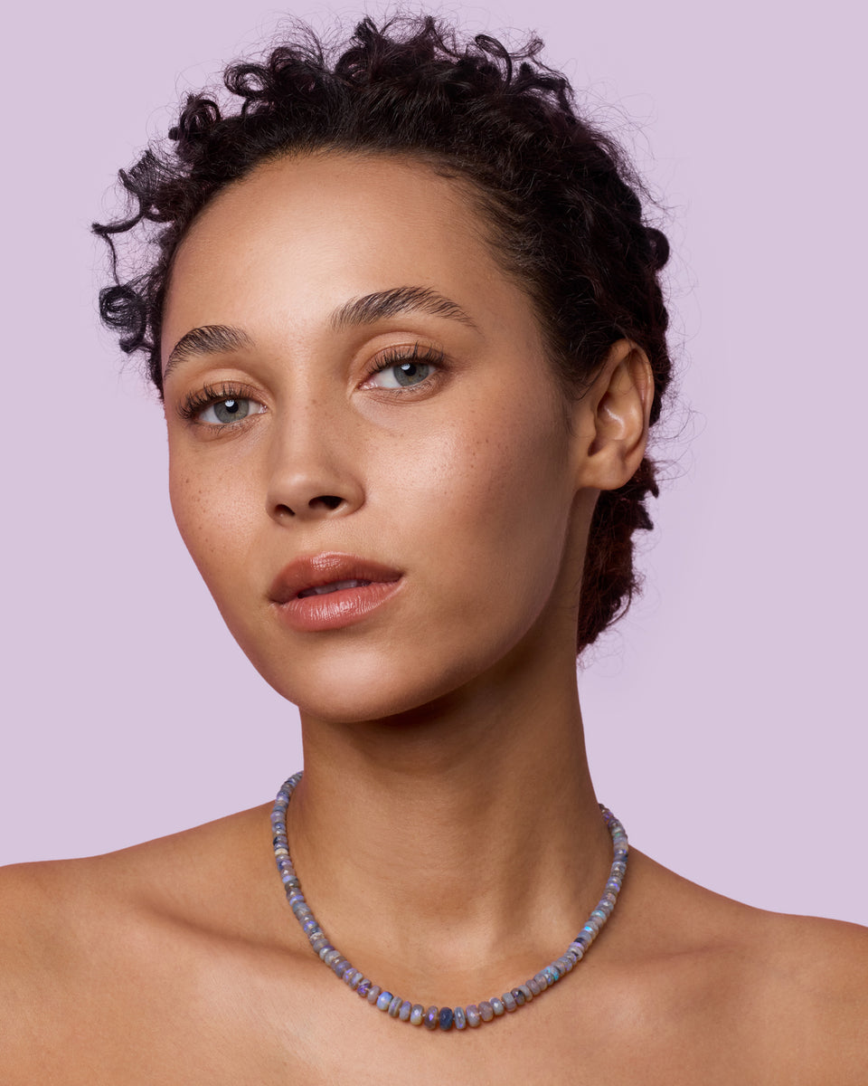 One of a Kind Faceted Beaded Candy Necklace