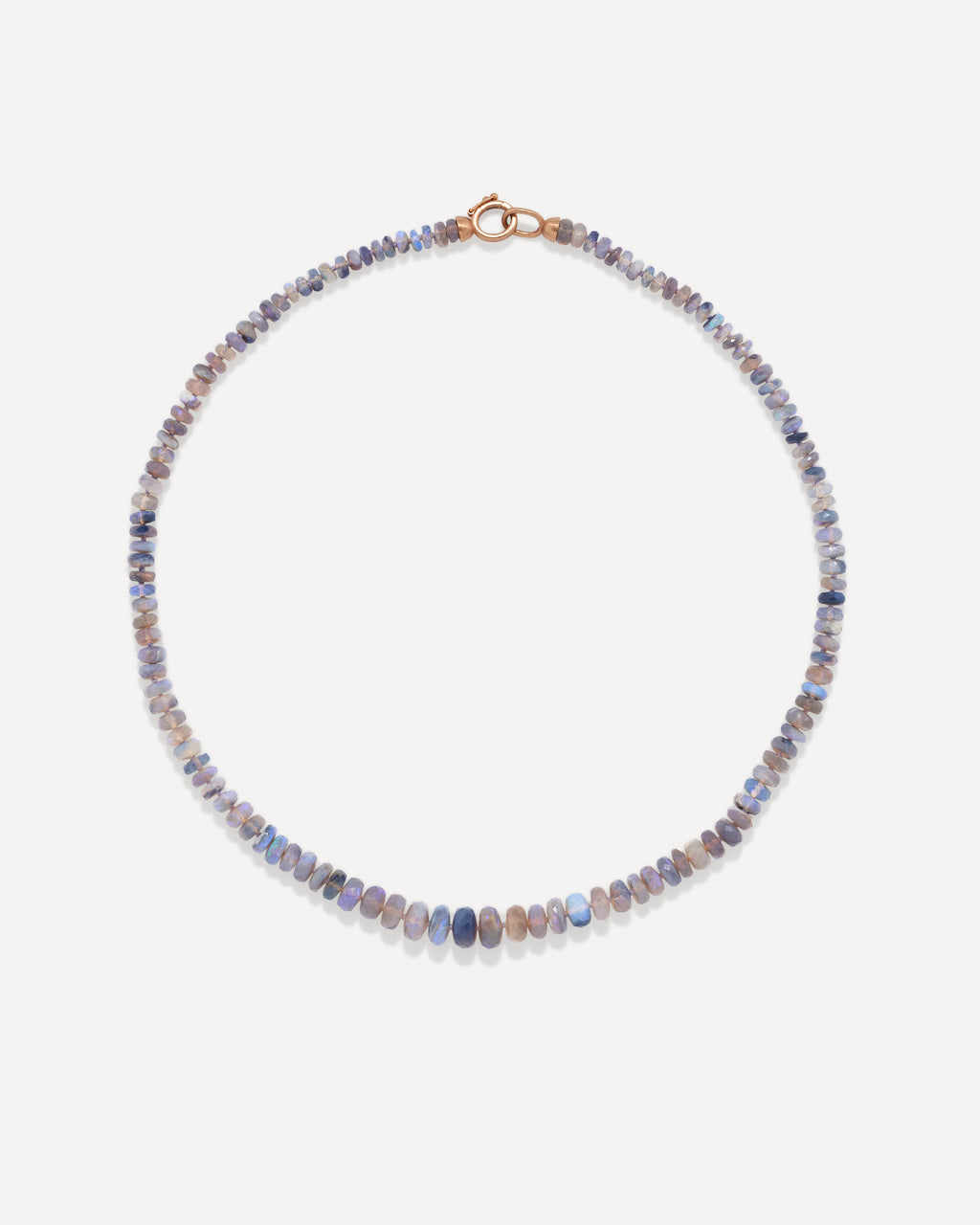 One of a Kind Faceted Beaded Candy Necklace - Irene Neuwirth