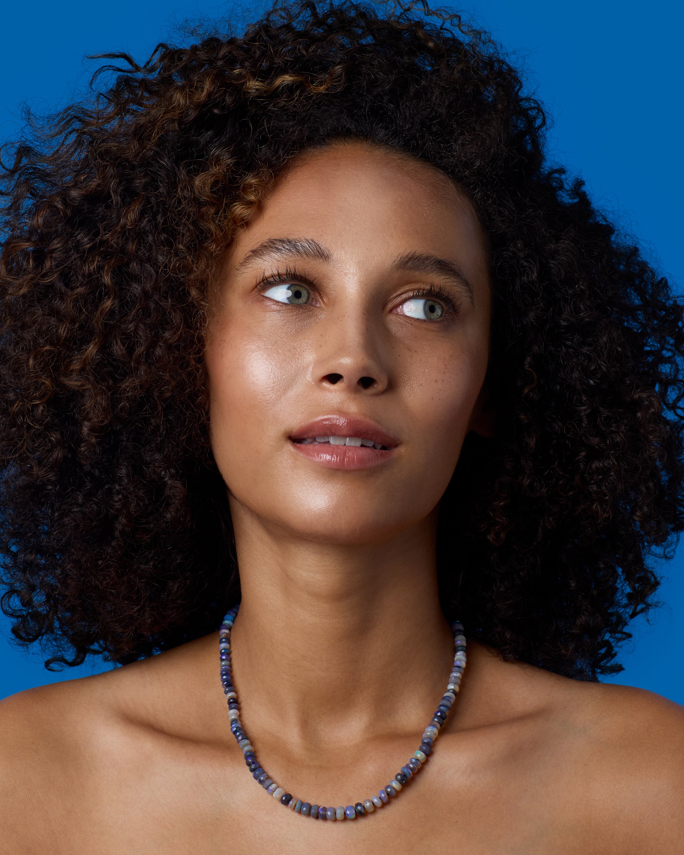 One of a Kind Faceted Beaded Candy Necklace Irene Neuwirth