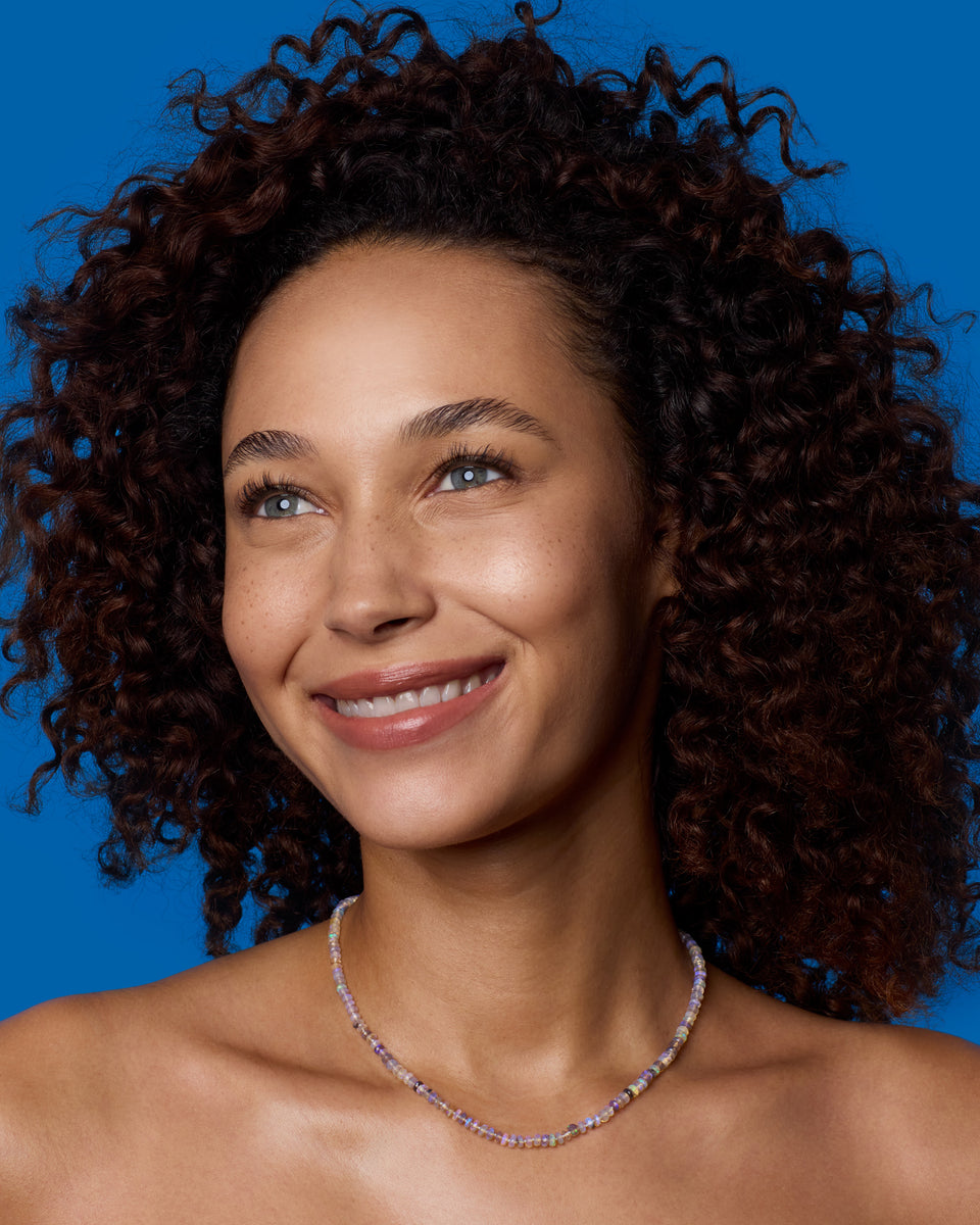 One of a Kind Faceted Beaded Candy Necklace