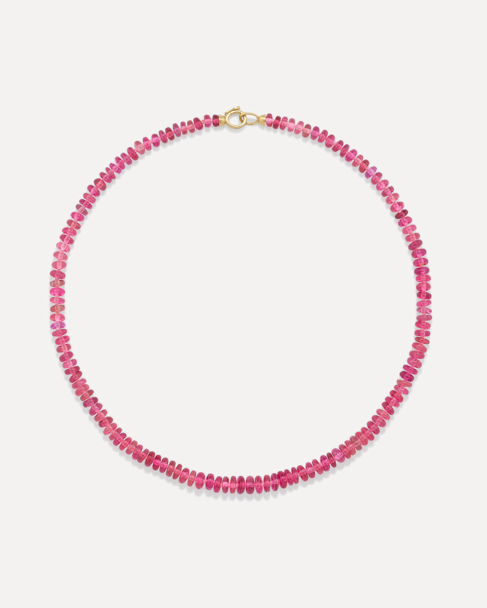 One of a Kind Faceted Beaded Candy Necklace - Irene Neuwirth