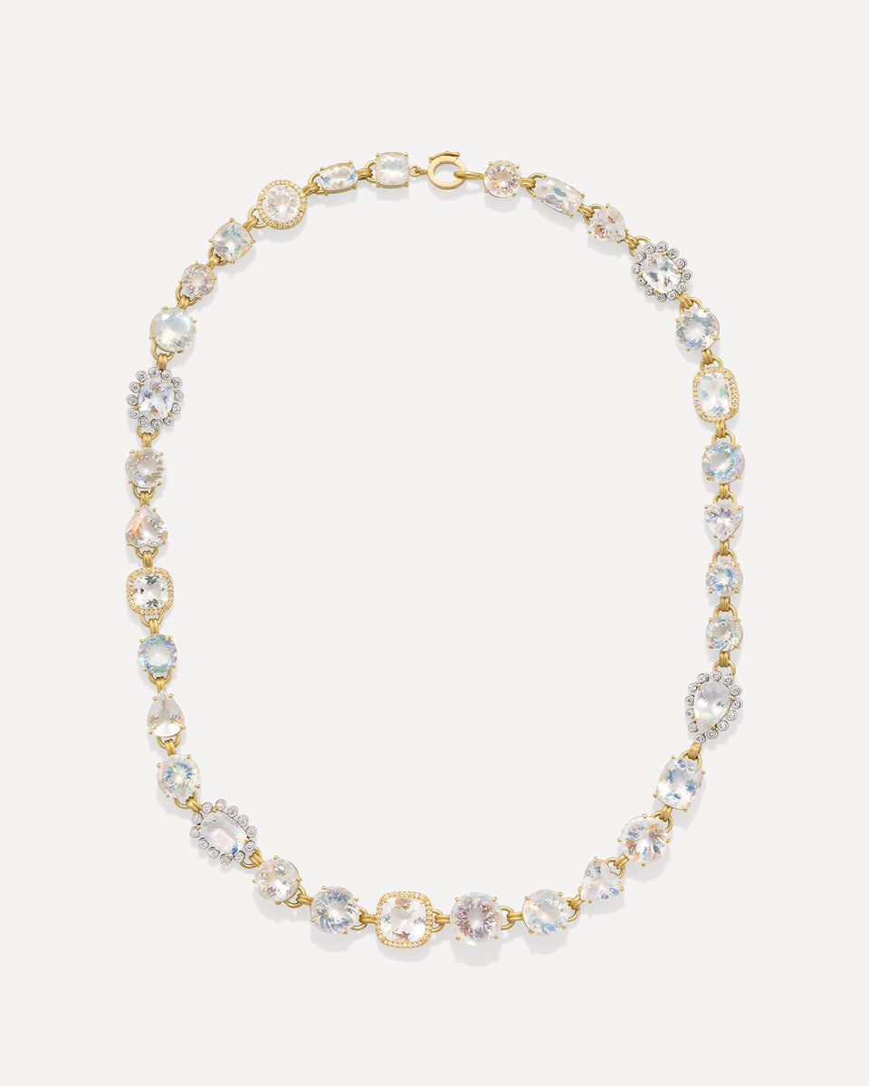 One of a Kind Diamond Link Necklace - Irene Neuwirth