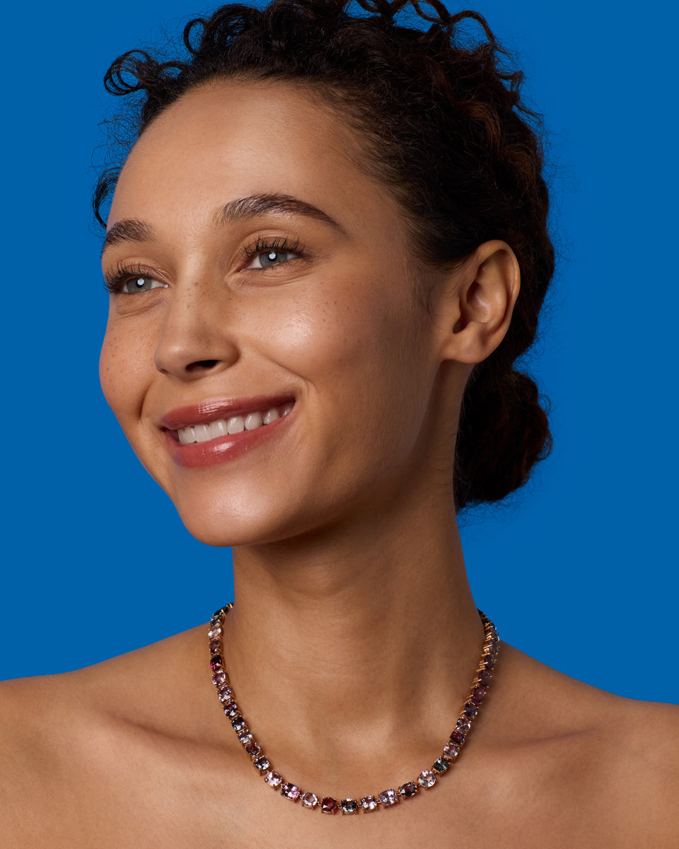 One of a Kind Gemmy Gem Link Necklace