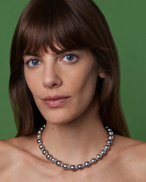 One of a Kind Diamond and Pearl Necklace - Irene Neuwirth