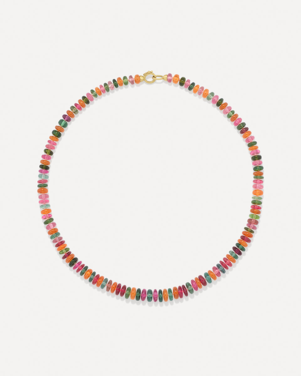 One of a Kind Smooth Beaded Candy Necklace