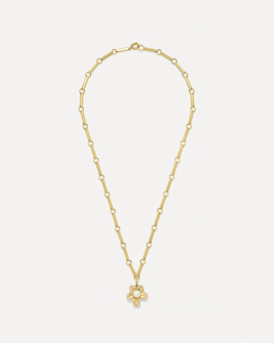 Pavé Golden Blossom Detachable Bale Charm - Irene Neuwirth