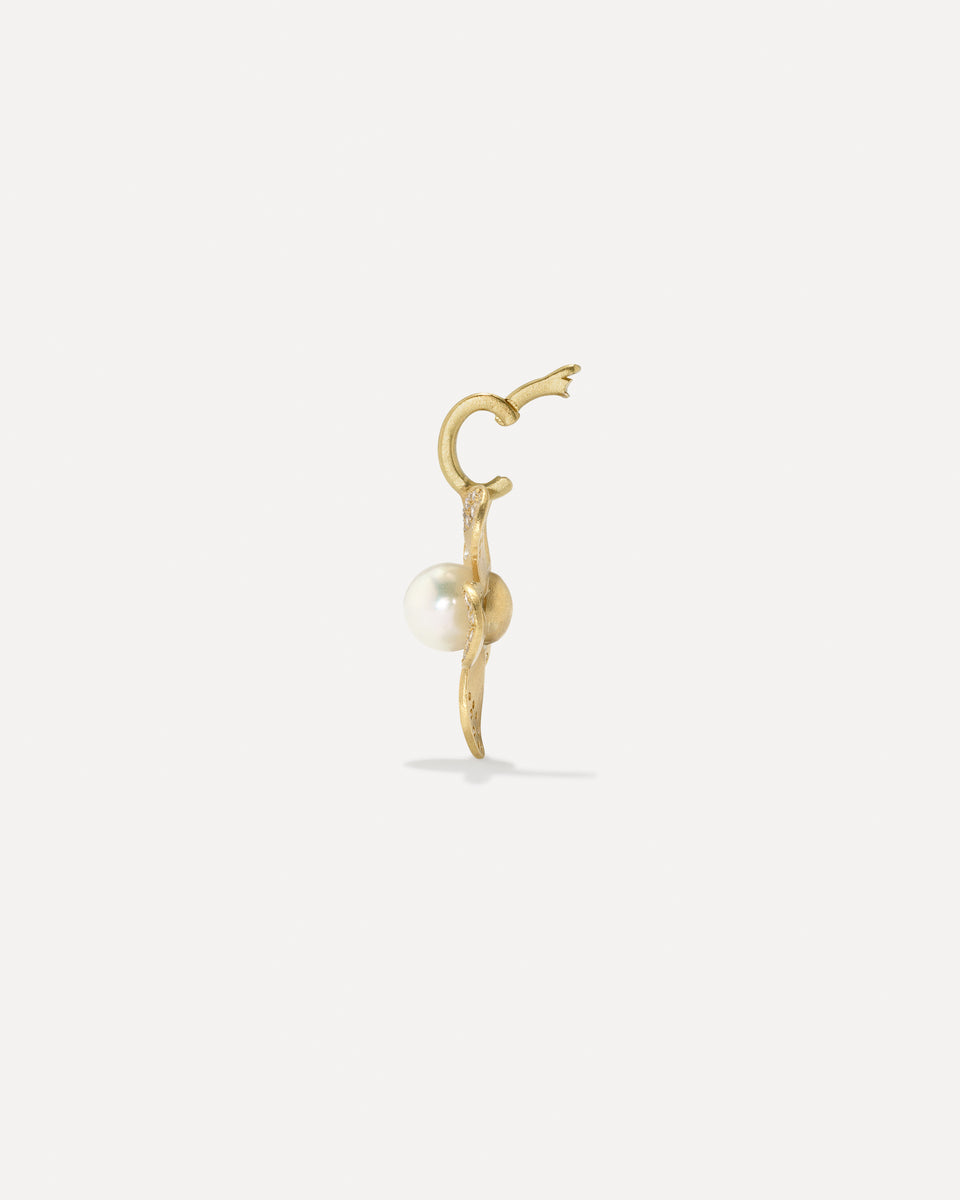 Golden Blossom Tropical Flower Lucky Charm - Irene Neuwirth