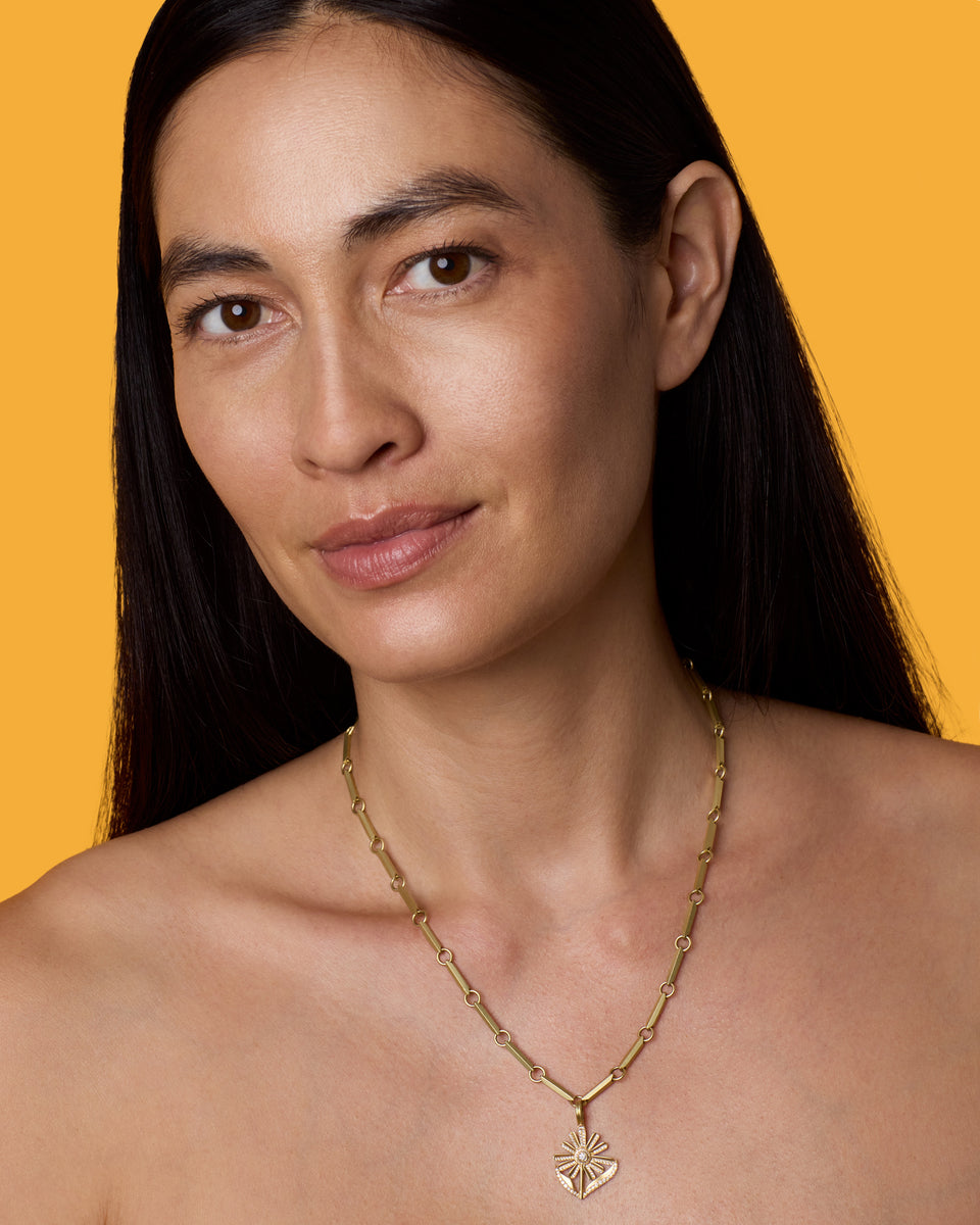 Pavé Golden Blossom Daisy Detachable Bale Charm - Irene Neuwirth