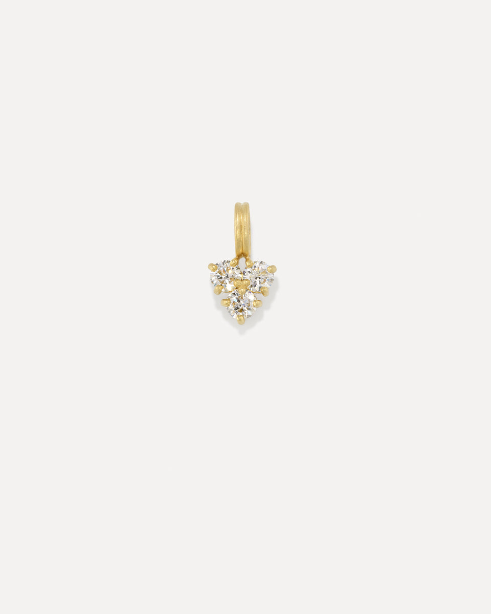 One of a Kind Diamond Trio Detachable Bale Charm - Irene Neuwirth