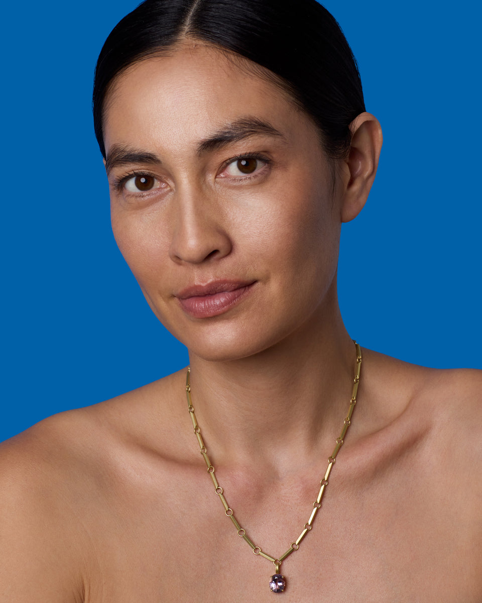 Gemmy Gem Oval Lucky Charm