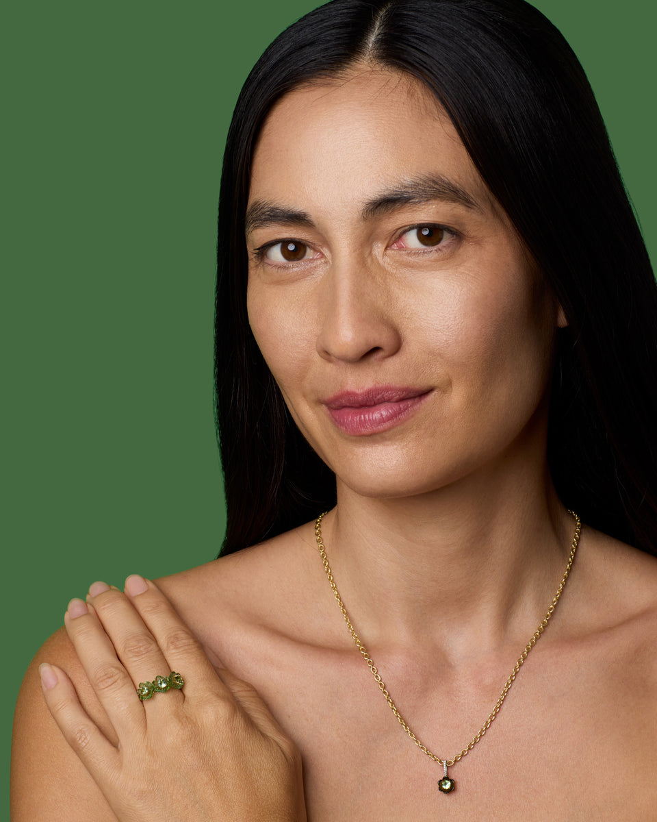 Pavé Petite Tropical Flower Charm - Irene Neuwirth