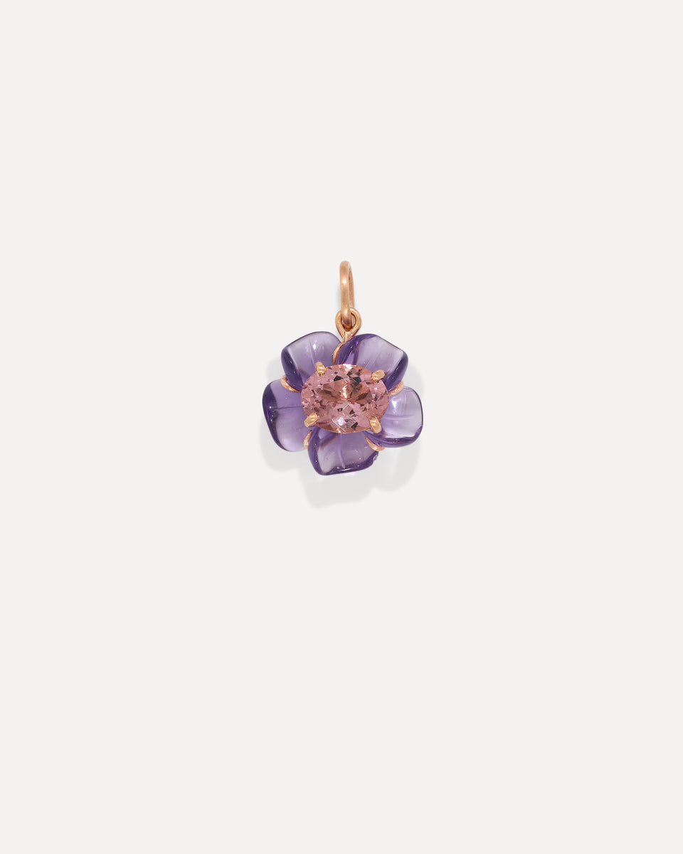 One of a Kind Tropical Flower Charm - Irene Neuwirth