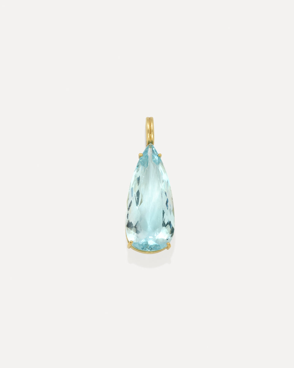 One of a Kind Gem Drop Pear Detachable Bale Charm - Irene Neuwirth
