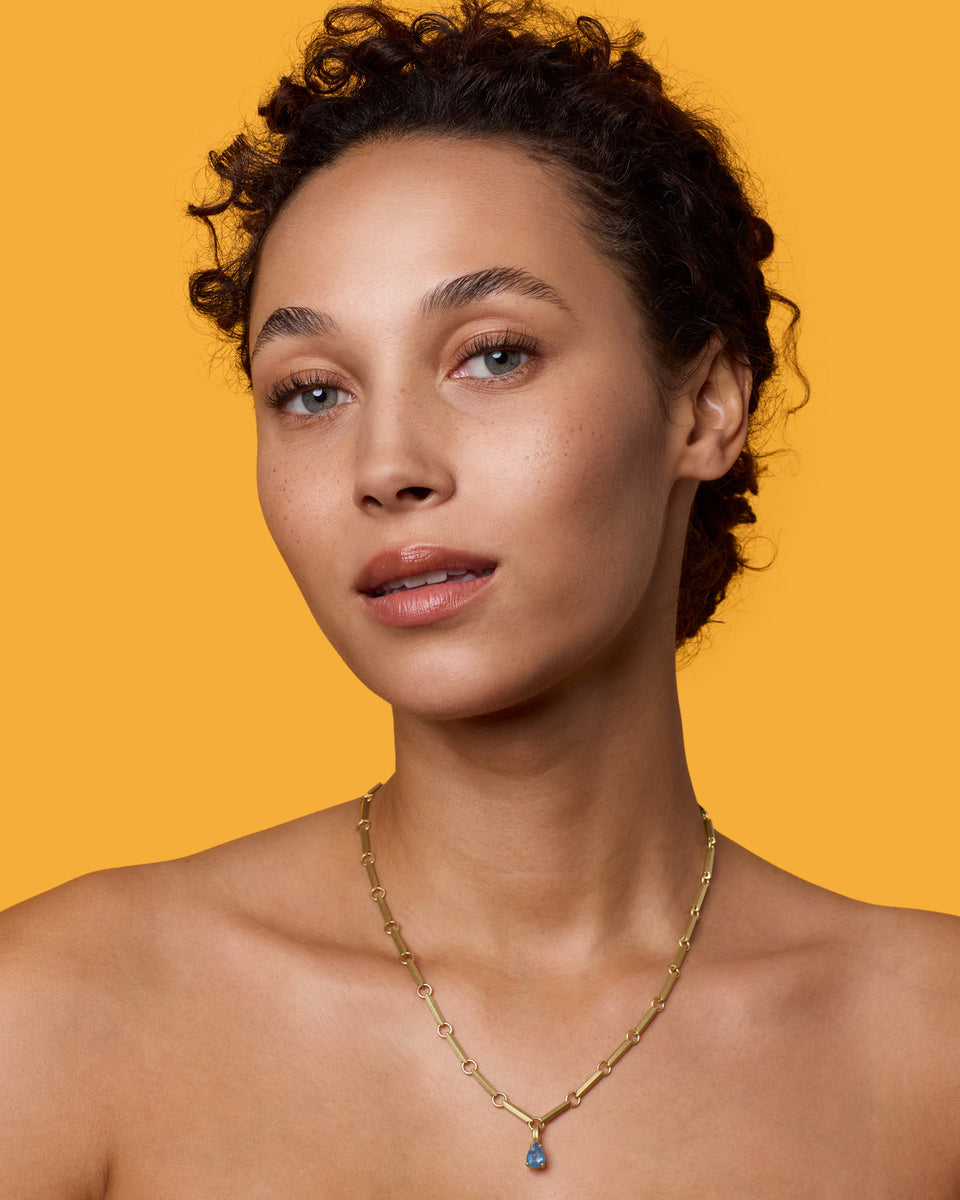 One of a Kind Gem Drop Pear Detachable Bale Charm - Irene Neuwirth