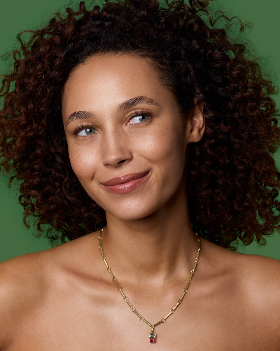 One of a Kind Gemmy Gem Double Stone Detachable Bale Charm - Irene Neuwirth