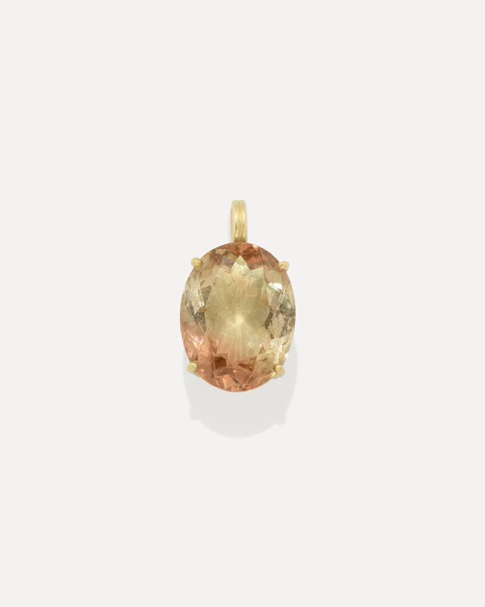 One of a Kind Gem Drop Oval Detachable Bale Charm - Irene Neuwirth