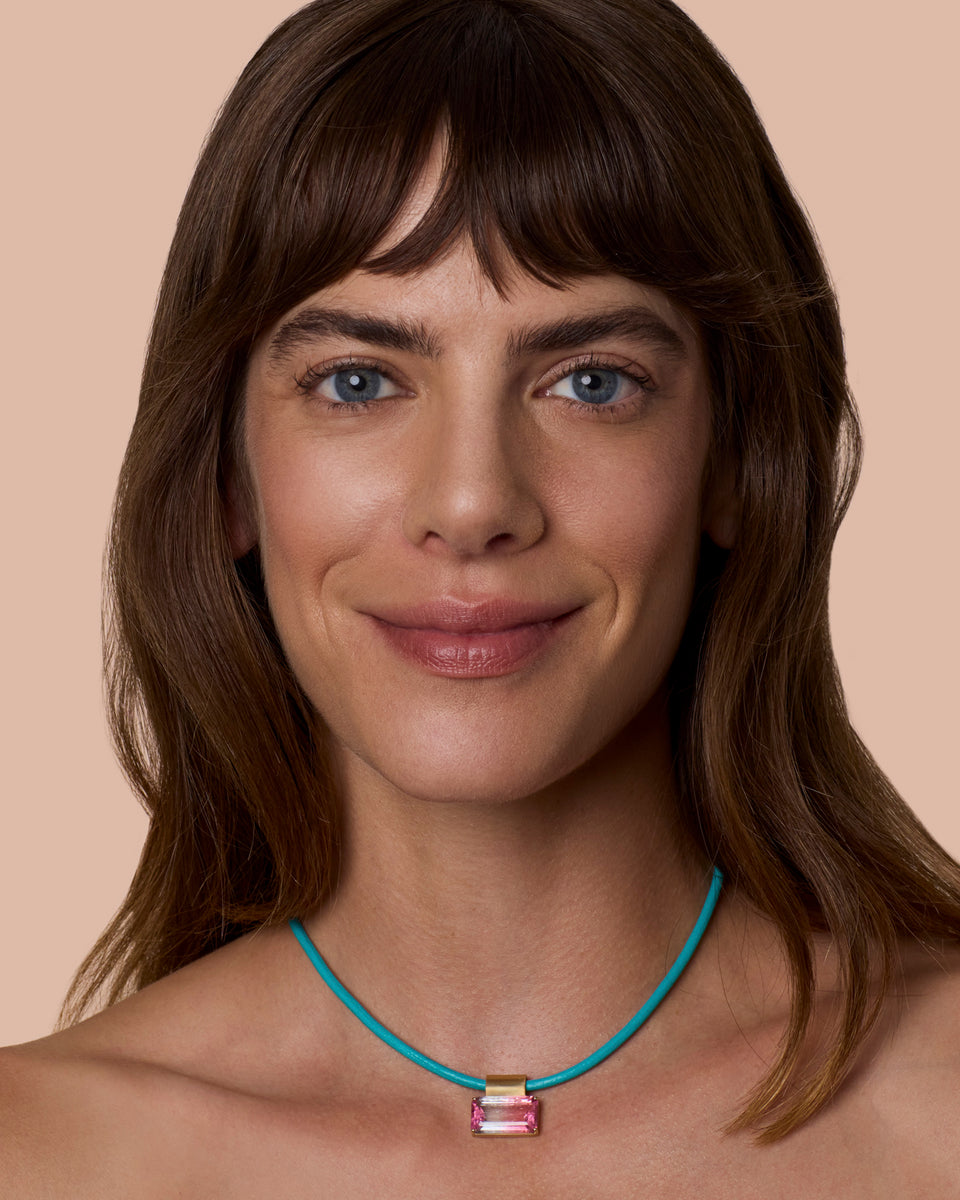 One of a Kind Fruit Leather Choker - Irene Neuwirth
