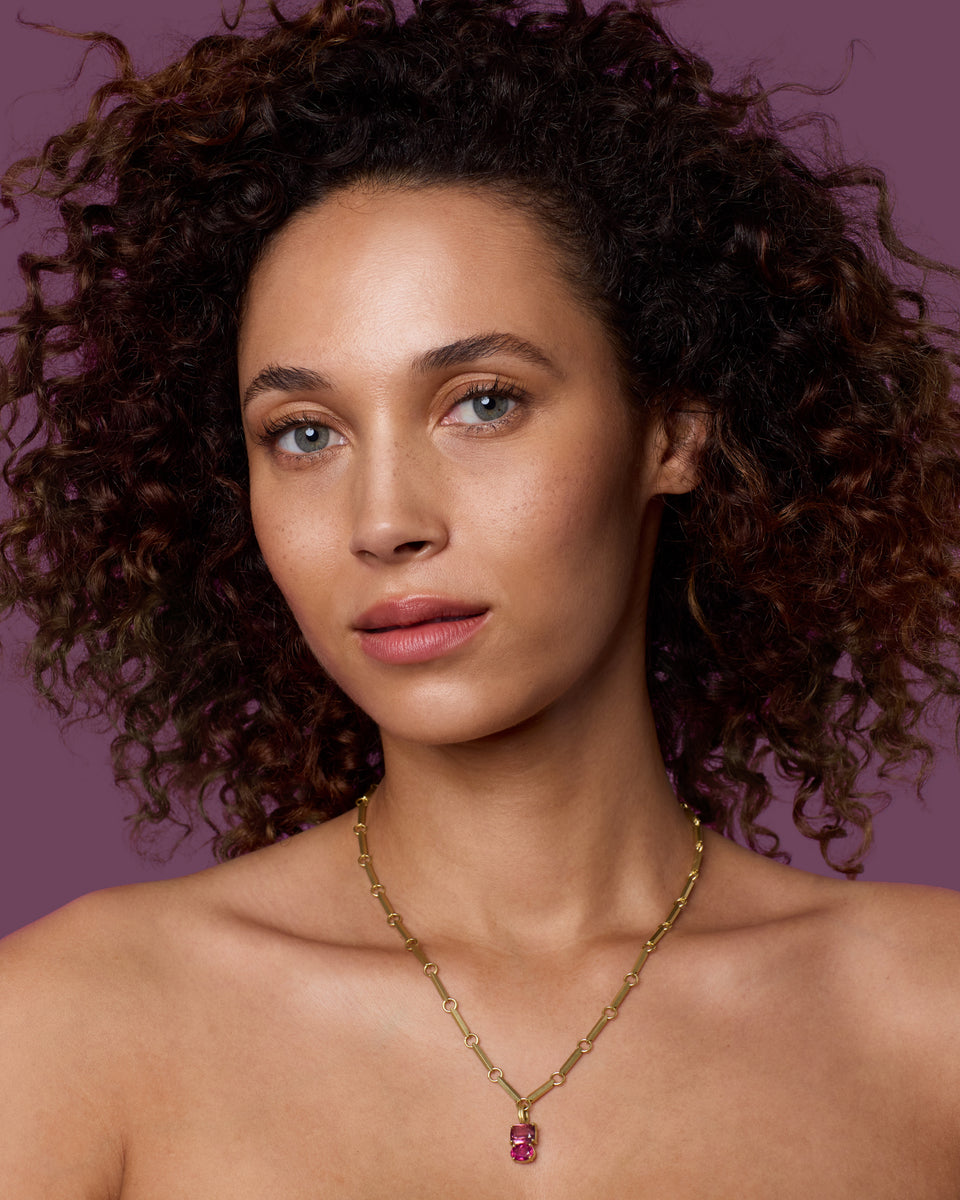 One of a Kind Gemmy Gem Double Stone Lucky Charm - Irene Neuwirth