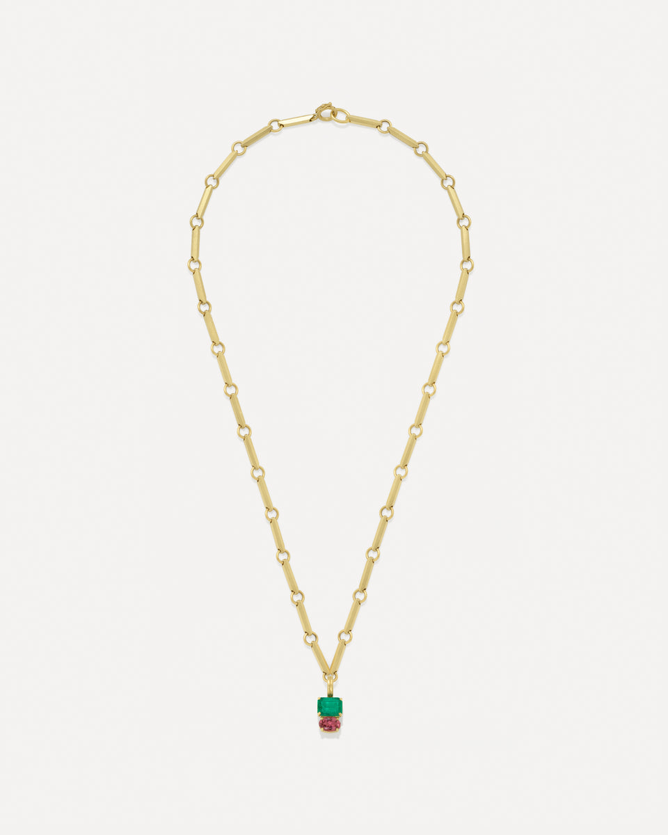 One of a Kind Gemmy Gem Double Stone Detachable Bale Charm - Irene Neuwirth