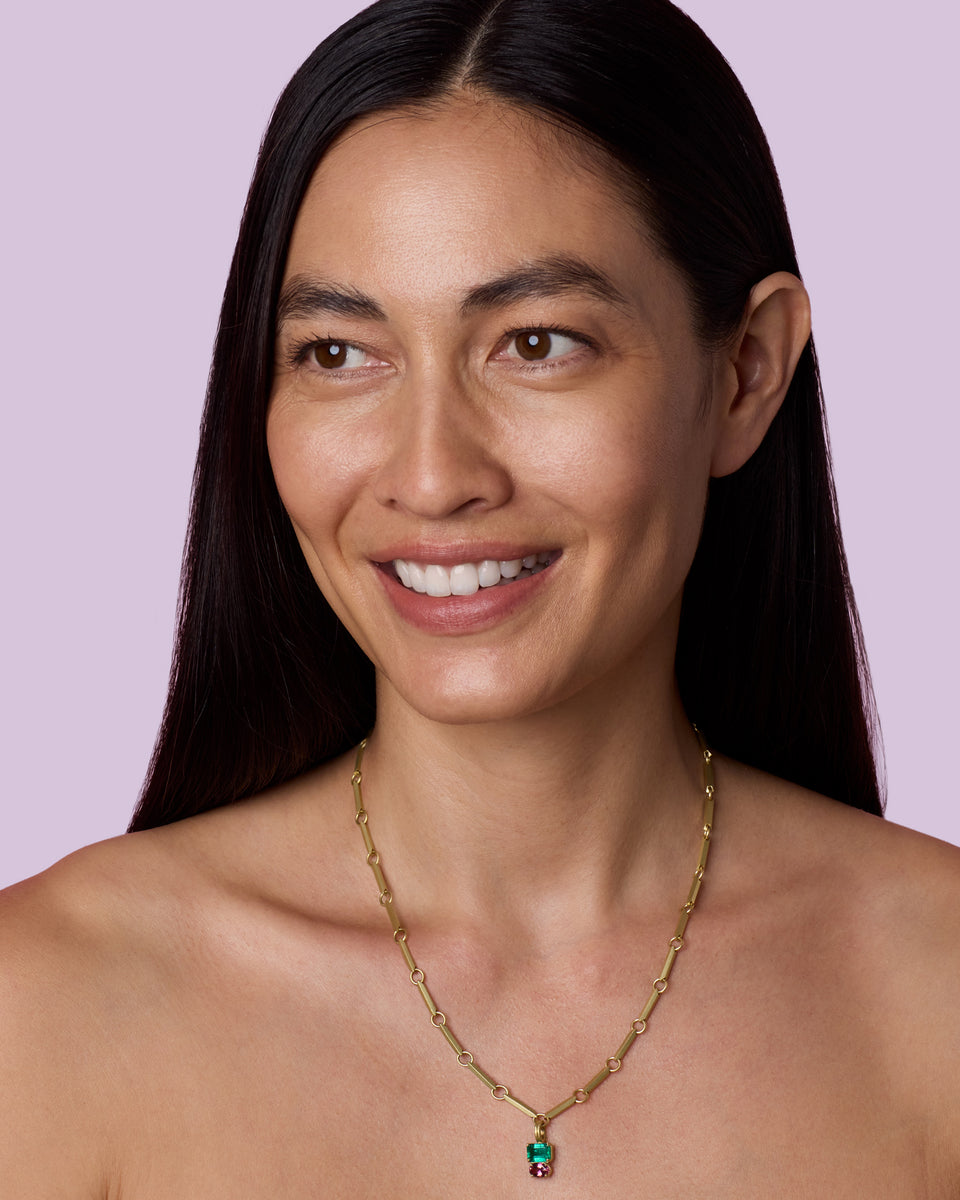 One of a Kind Gemmy Gem Double Stone Detachable Bale Charm - Irene Neuwirth