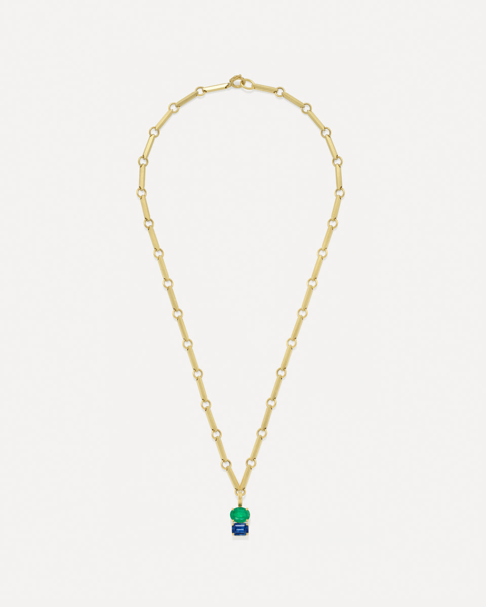 One of a Kind Gemmy Gem Double Stone Detachable Bale Charm - Irene Neuwirth