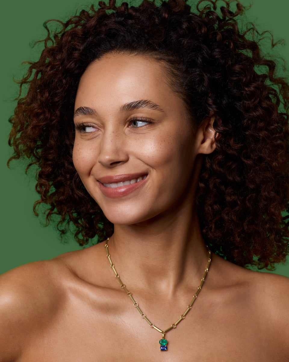 One of a Kind Gemmy Gem Double Stone Detachable Bale Charm - Irene Neuwirth