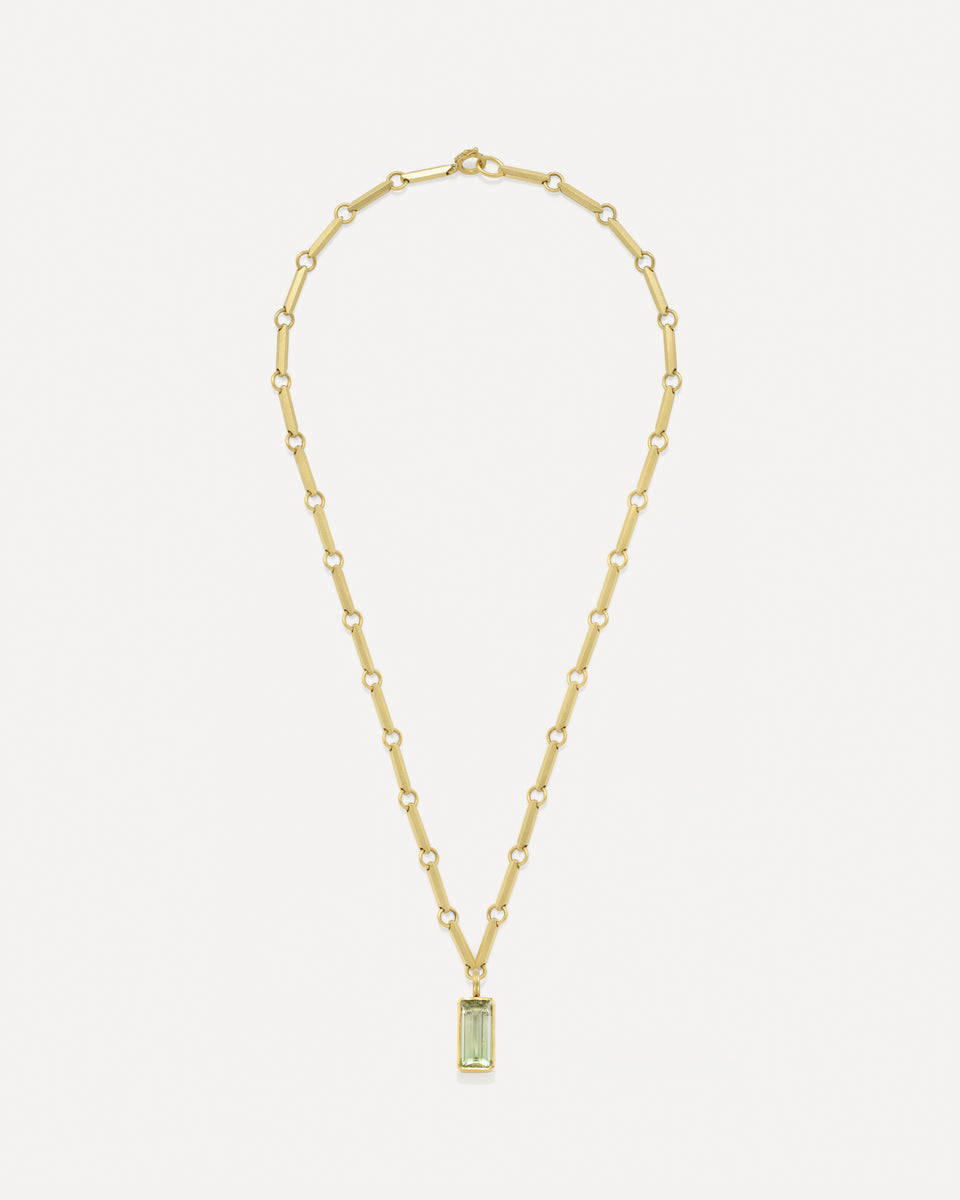 One of a Kind Gem Drop Emerald-Cut Bezel Detachable Bale Charm - Irene Neuwirth