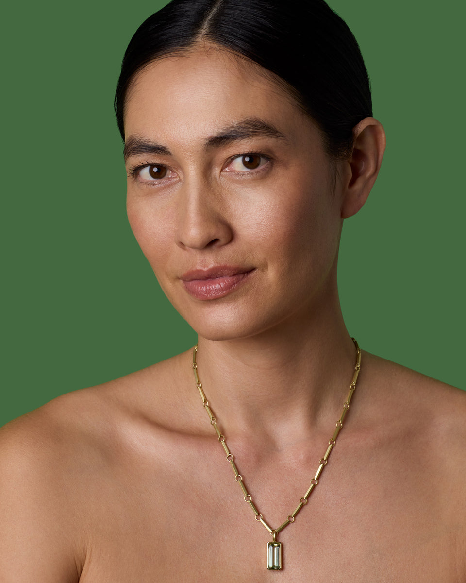 One of a Kind Gem Drop Emerald-Cut Bezel Detachable Bale Charm - Irene Neuwirth