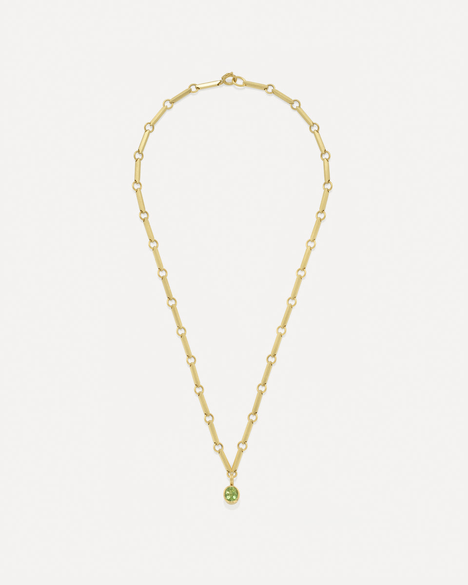 One of a Kind Gem Drop Oval Bezel Detachable Bale Charm - Irene Neuwirth