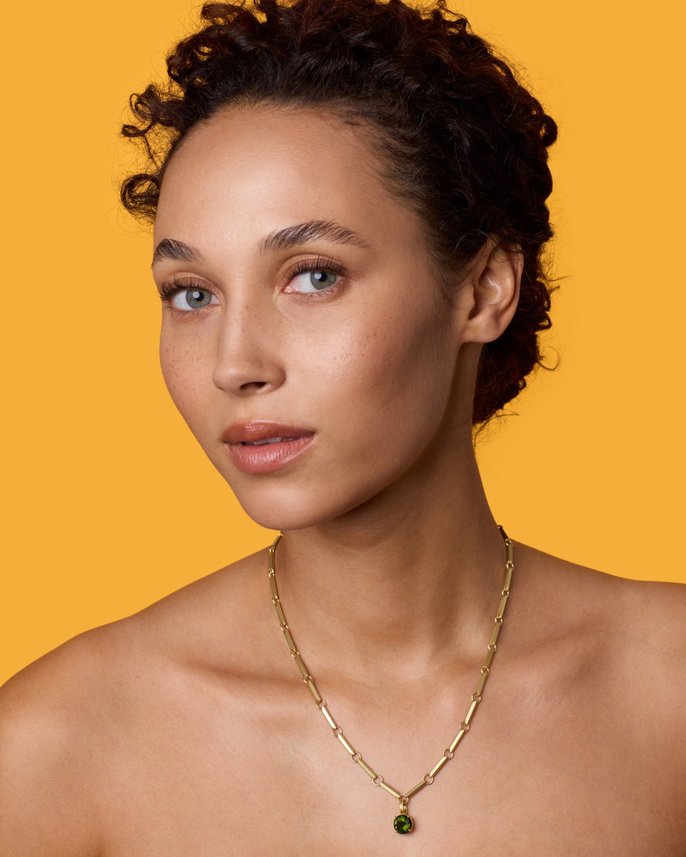 One of a Kind Gemmy Gem Round Lucky Charm