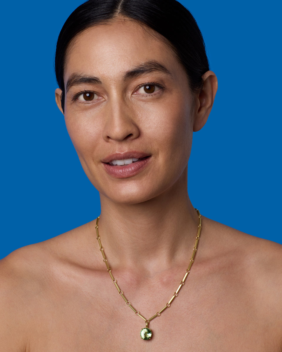 One of a Kind Gemmy Gem Round Lucky Charm - Irene Neuwirth