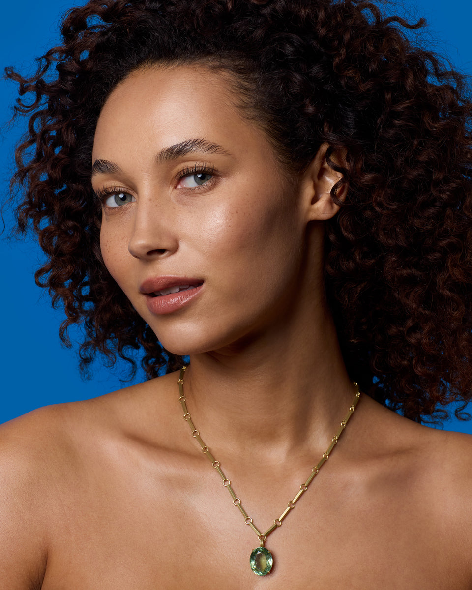 One of a Kind Gem Drop Oval Detachable Bale Charm - Irene Neuwirth