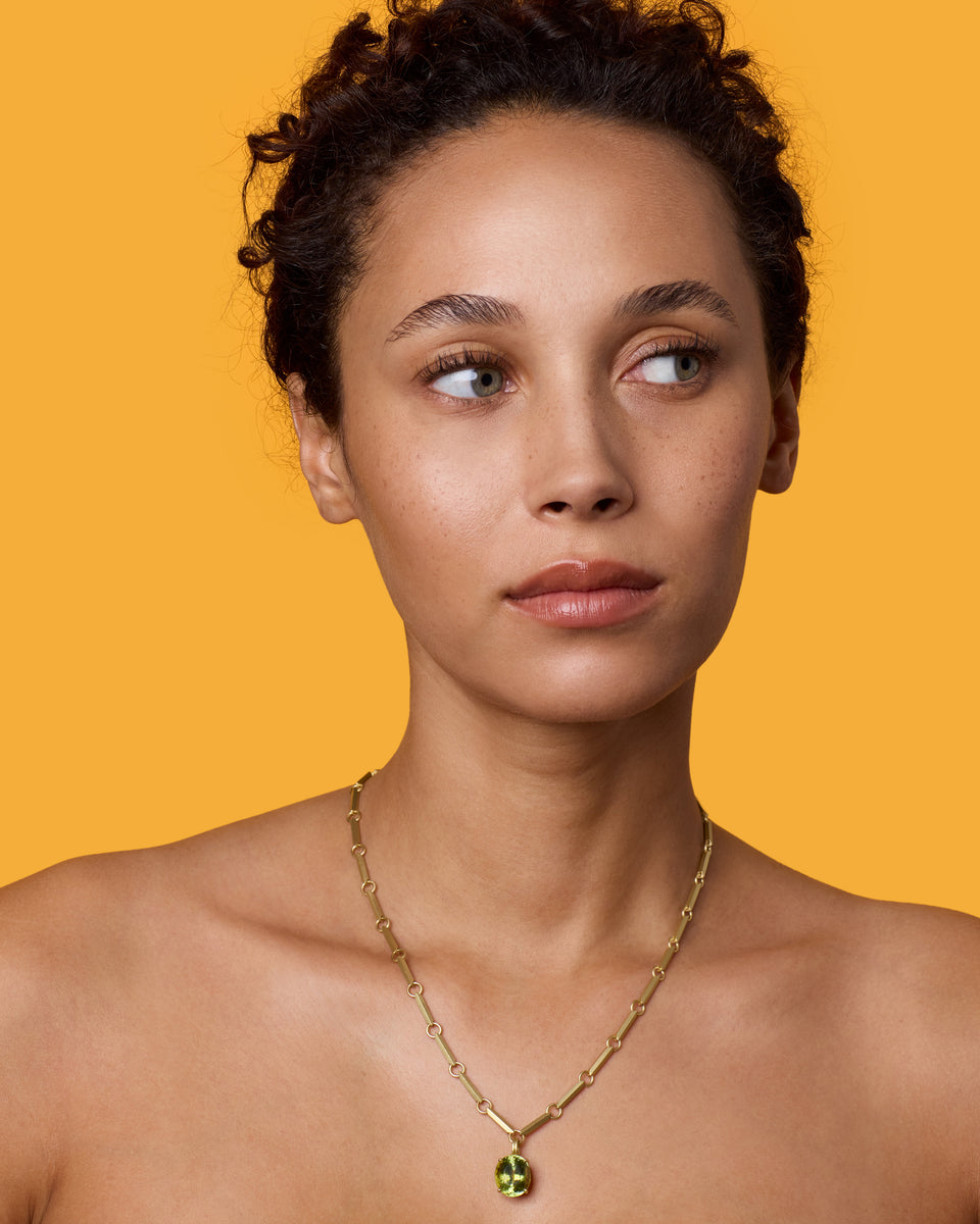 One of a Kind Gemmy Gem Oval Lucky Charm - Irene Neuwirth