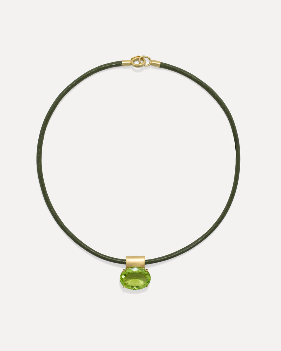 One of a Kind Fruit Leather Choker - Irene Neuwirth