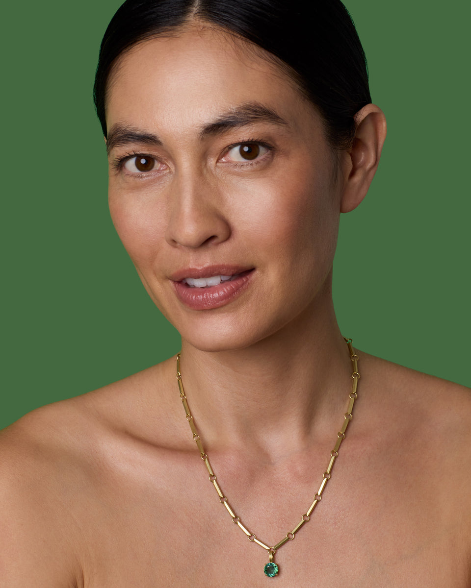 One of a Kind Gemmy Gem Round Lucky Charm - Irene Neuwirth