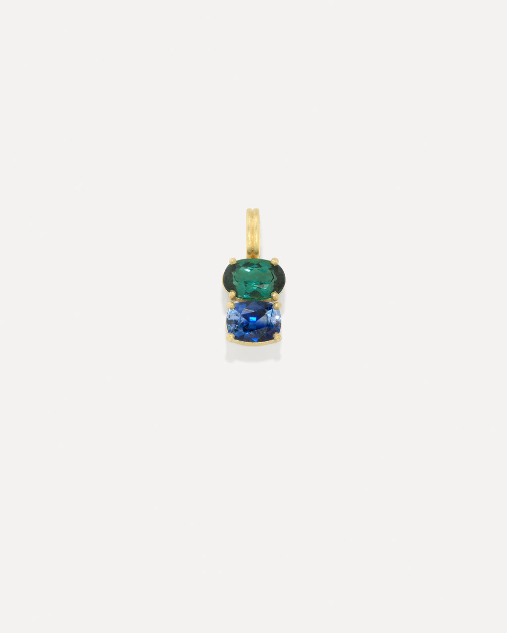 One of a Kind Gemmy Gem Double Stone Lucky Charm - Irene Neuwirth