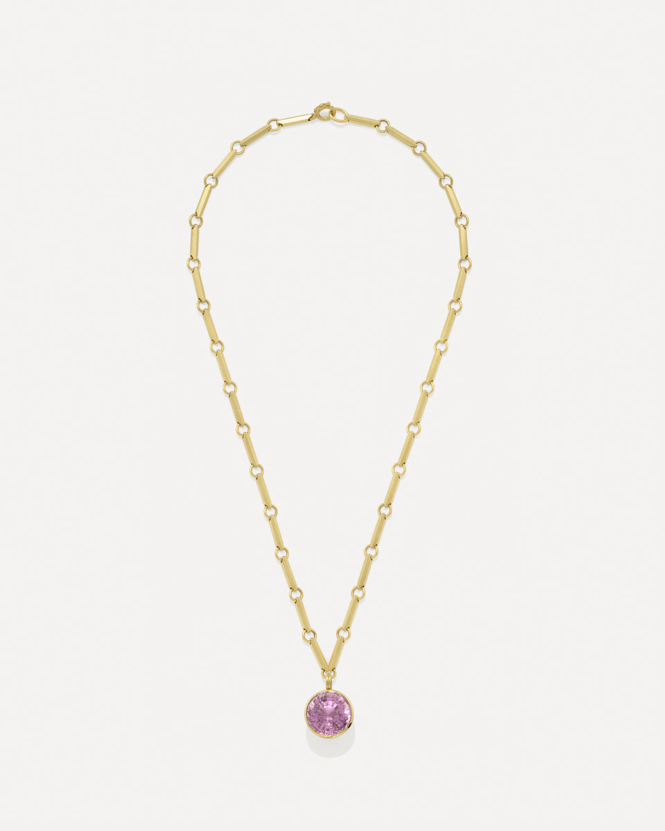 One of a Kind Gem Drop Round Bezel Detachable Bale Charm - Irene Neuwirth