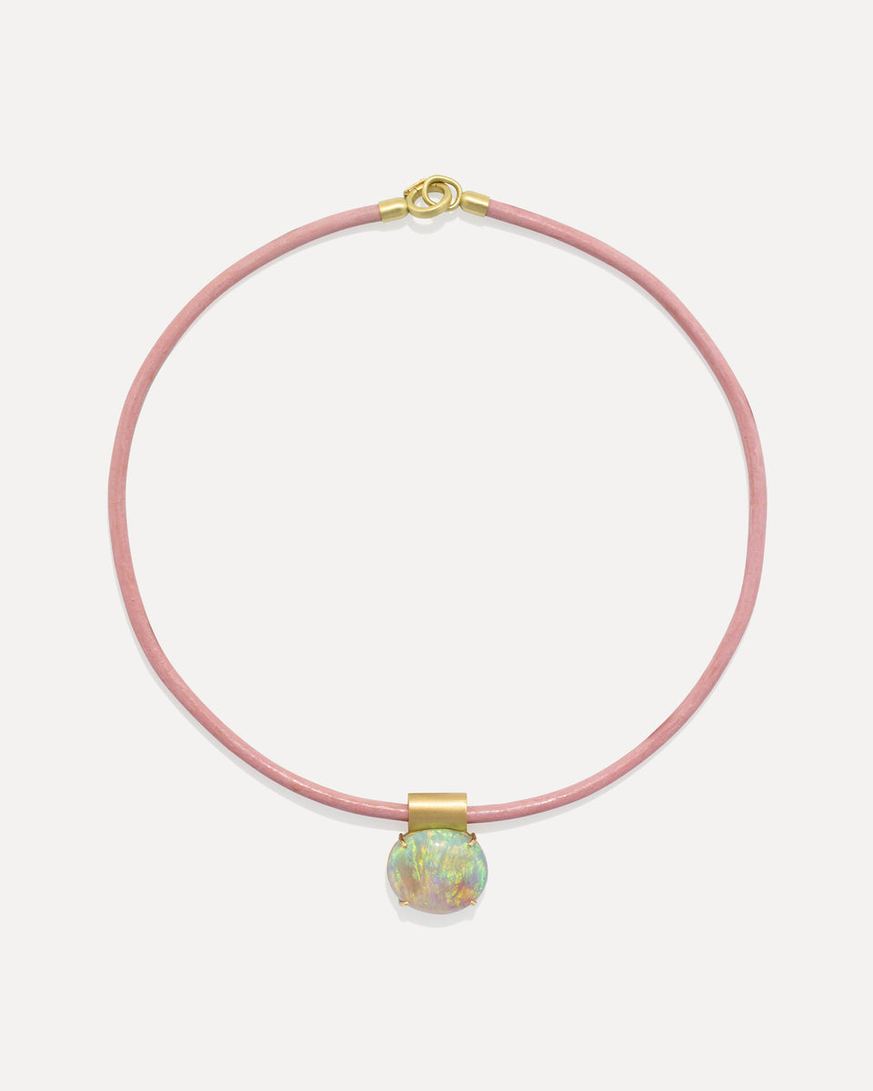 One of a Kind Fruit Leather Choker - Irene Neuwirth