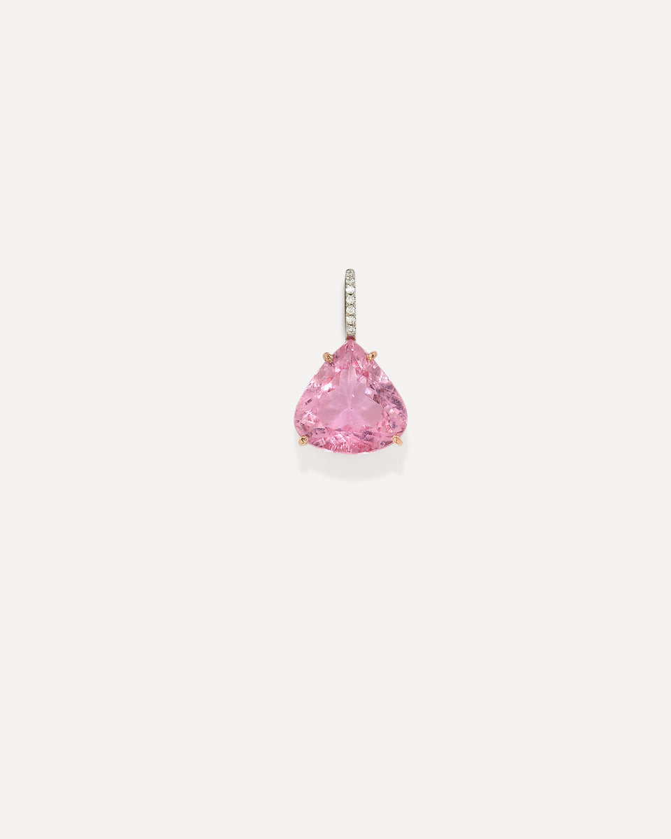 One of a Kind Gem Drop Pavé Pear Charm - Irene Neuwirth