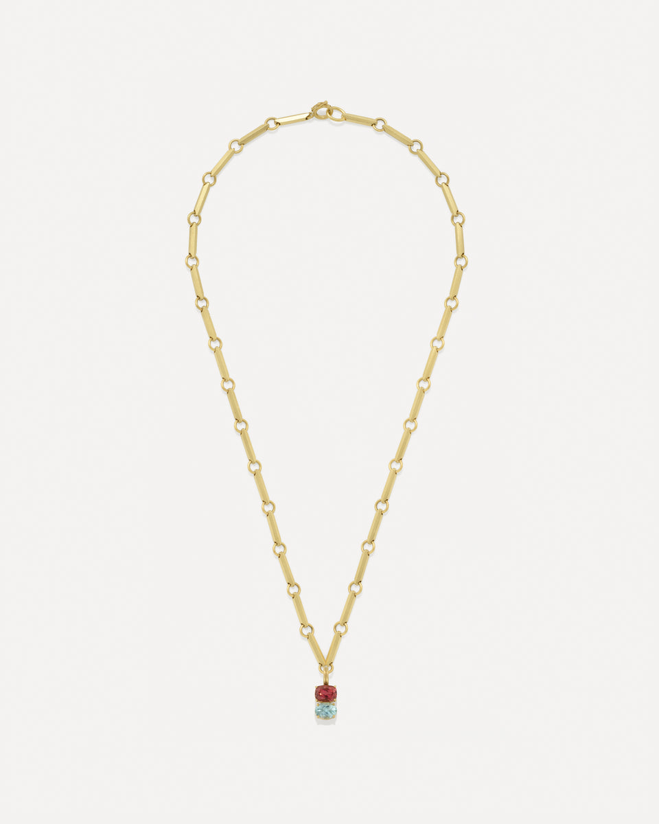 One of a Kind Gemmy Gem Double Stone Detachable Bale Charm - Irene Neuwirth