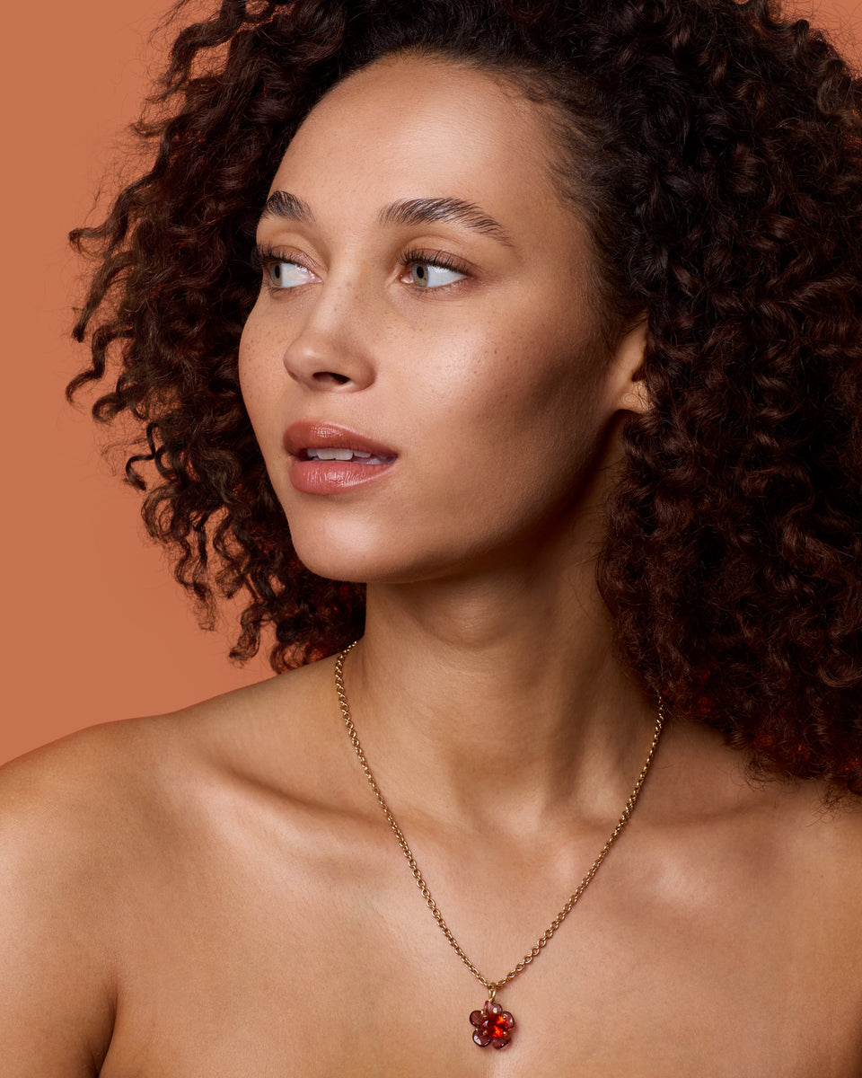 One of a Kind Tropical Flower Charm