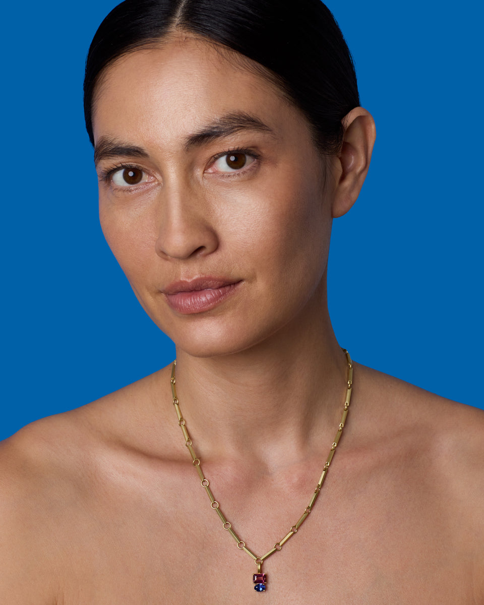 One of a Kind Gemmy Gem Double Stone Detachable Bale Charm - Irene Neuwirth