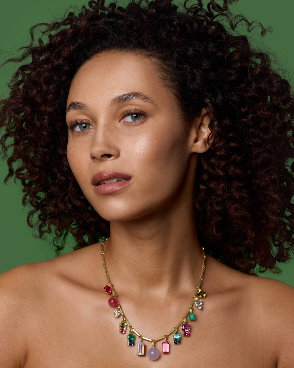 One of a Kind Gem Drop Round Detachable Bale Charm - Irene Neuwirth