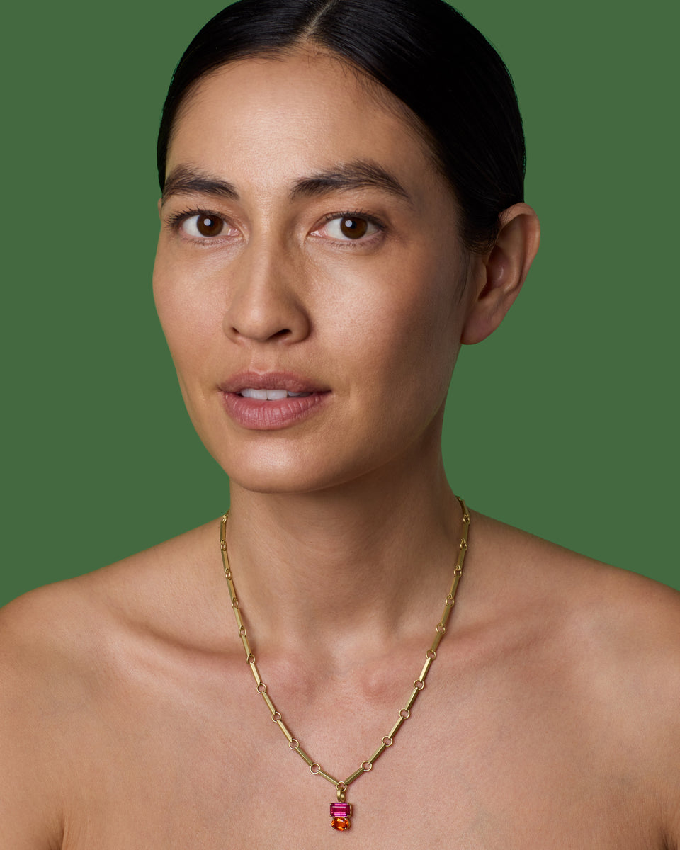 One of a Kind Gemmy Gem Double Stone Detachable Bale Charm - Irene Neuwirth